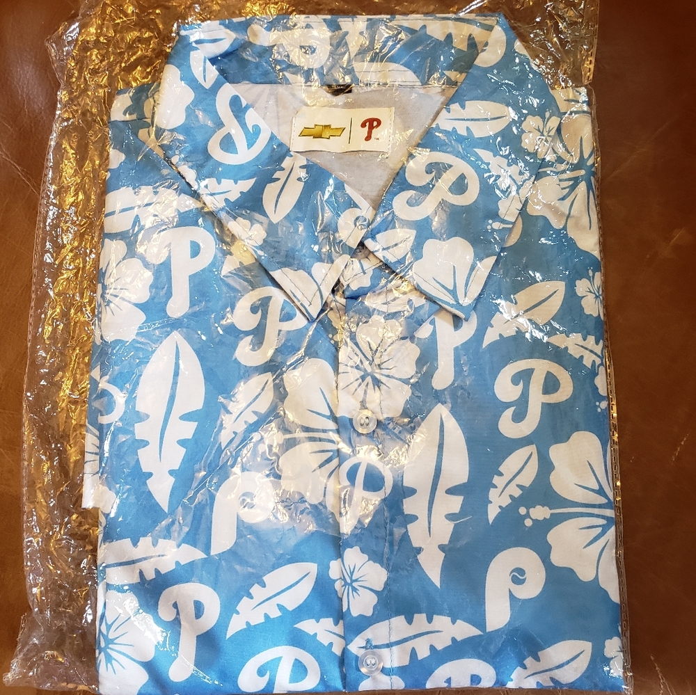 New Phillies Hawaiian Shirt XXL NWT NIP